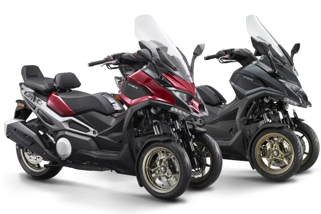KYMCO CV3 575 - Couleurs Rouge rubis et noir saphir